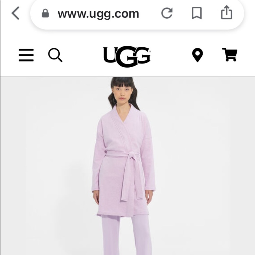UGG brand Braelyn II robe in Purple Lake Heather